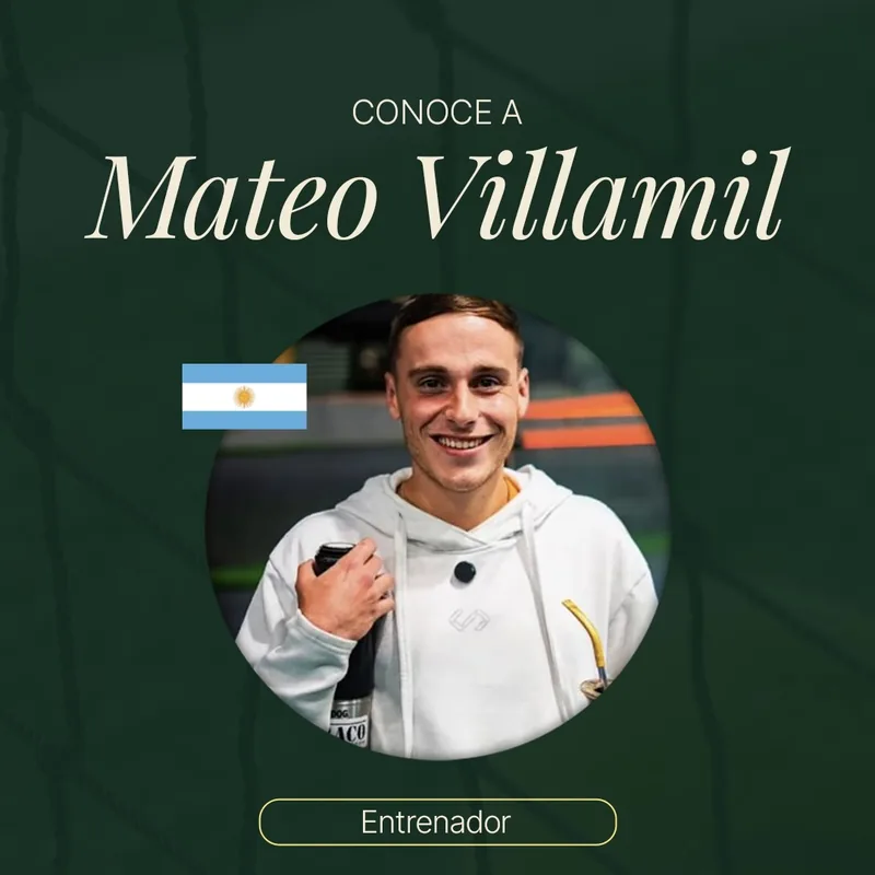 Mateo Villamil - Entrenador de Pádel